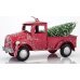 Χριστουγεννιάτικο Κόκκινο Φορτηγάκι με Δέντρο (7cm)